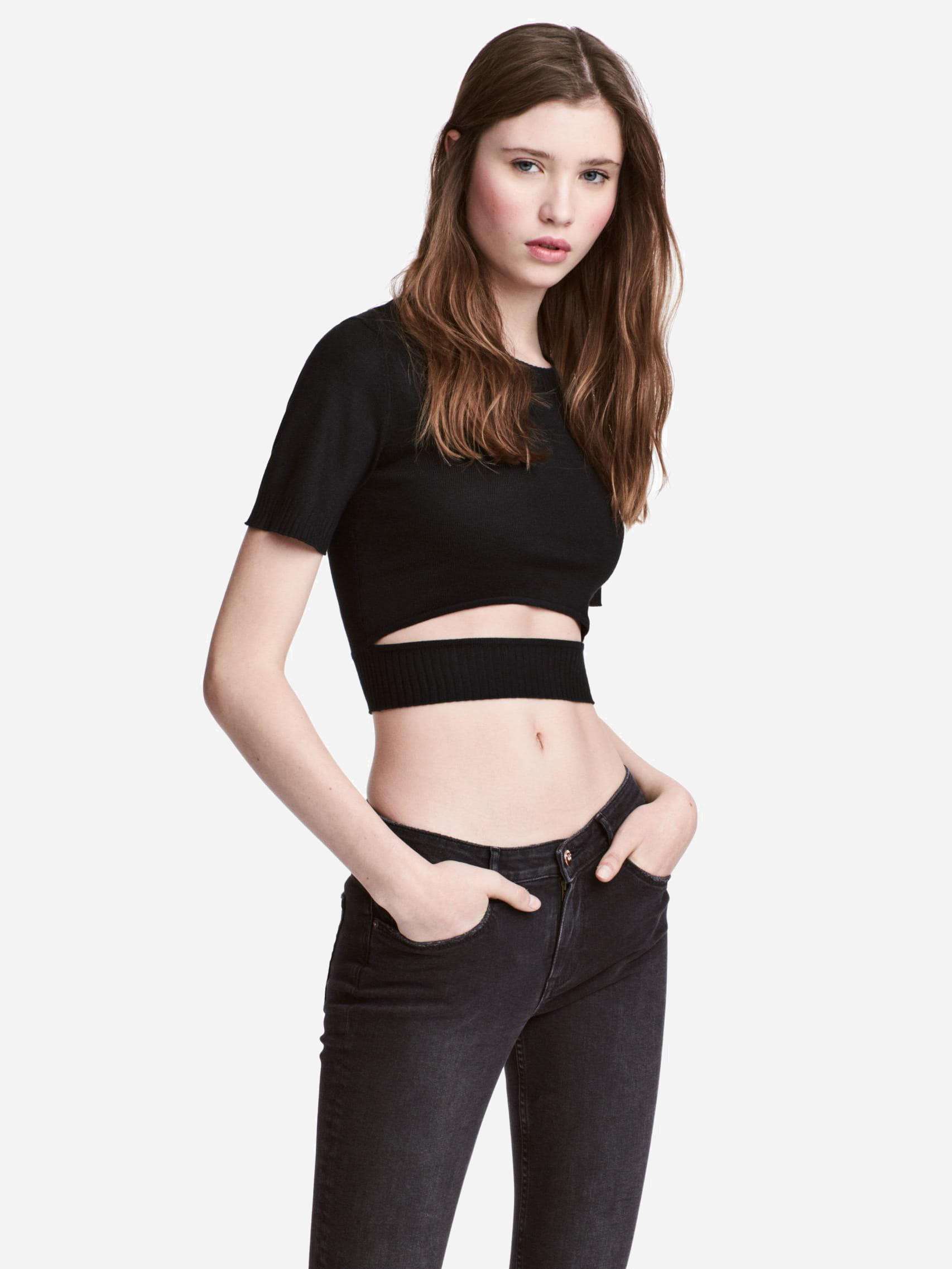 

Топ H&M 5028095log M Черный