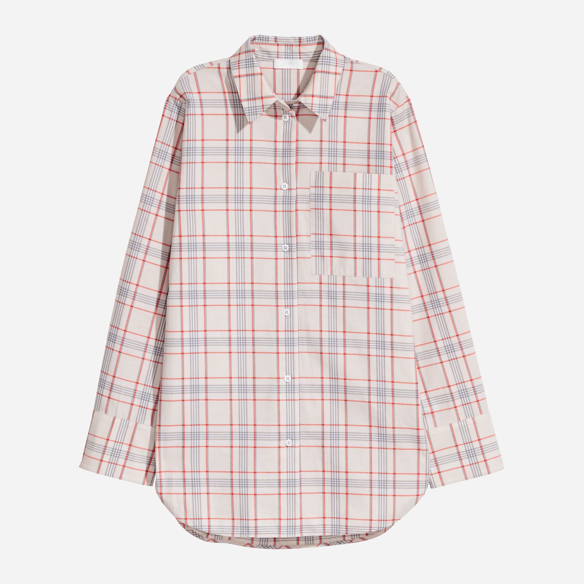 

Рубашка H&M 6374227log  Светло-бежевая, Рубашка H&M 6374227log 36 Светло-бежевая