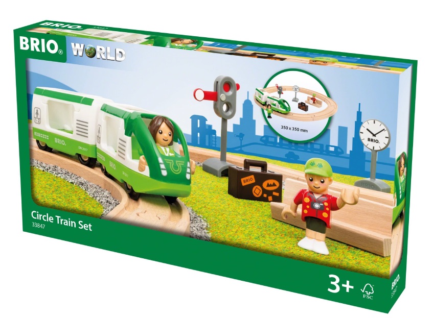 

Игровой набор Brio Детская круговая железная дорога (7312350338478)