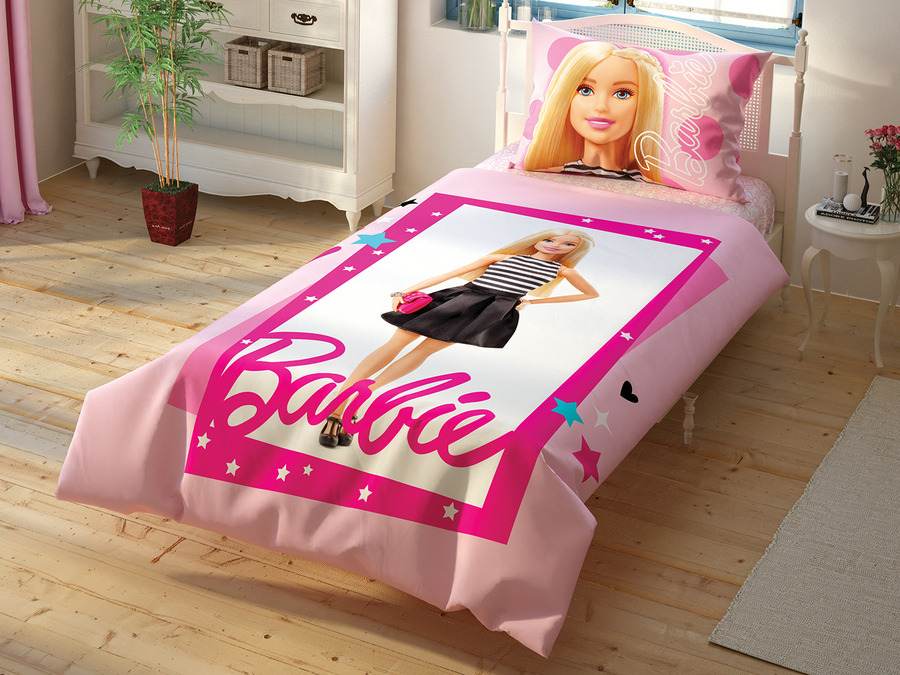 

Постельный комплект детский/подростковый TAC Barbie Cek Canlandir 60215373
