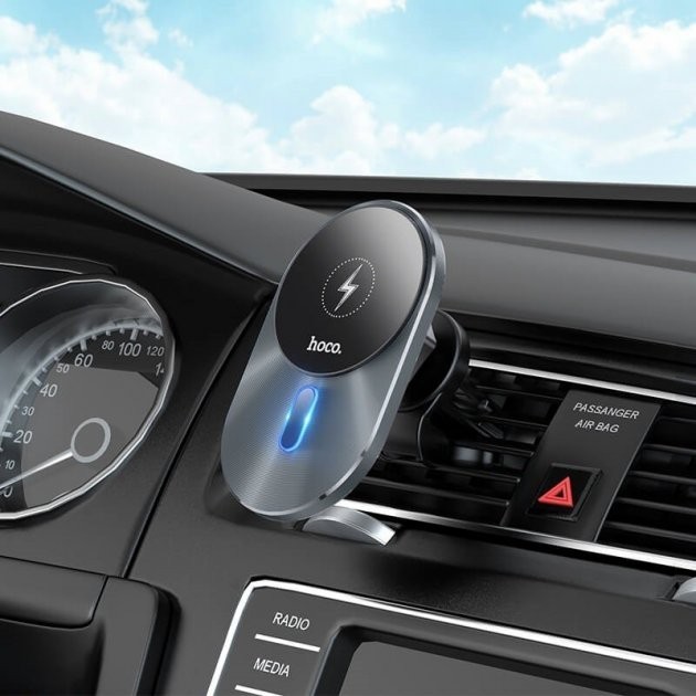 

Автомобильный держатель Hoco Magic Magnetic |5W-15W Max|для iPhone 12/13