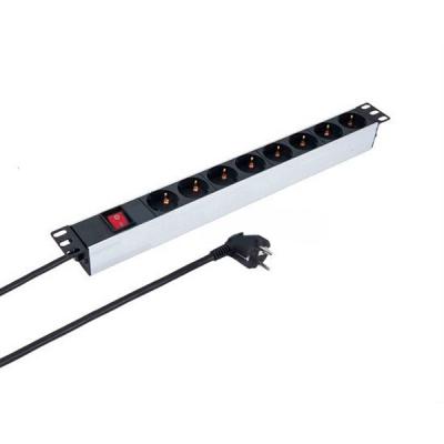 

Силовий блок Kingda 19" 1U 8xSchuko, виключатель, кабель 2м (KD-PDU-GM-1U-P8)