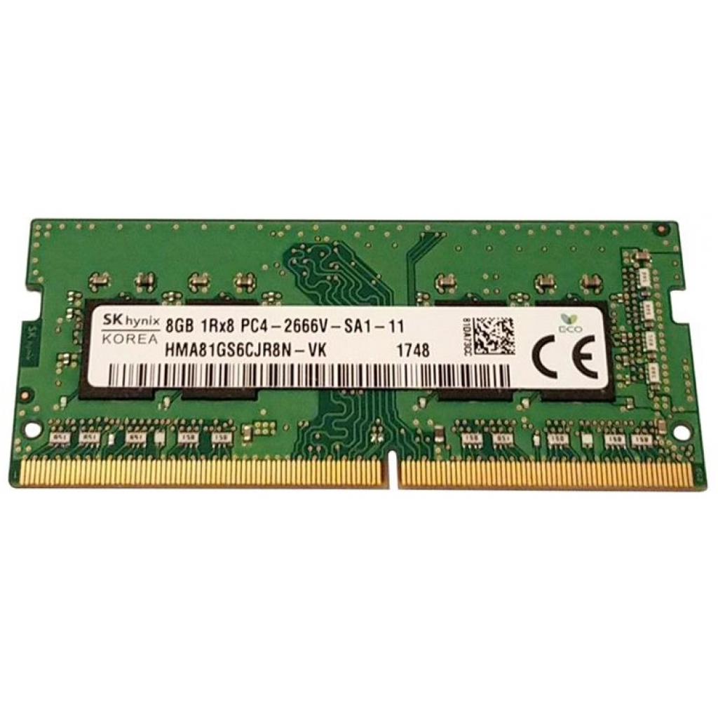 

Модуль пам&яті для ноутбука SoDIMM DDR4 8GB 2666 MHz Hynix (HMA81GS6CJR8N-VK)