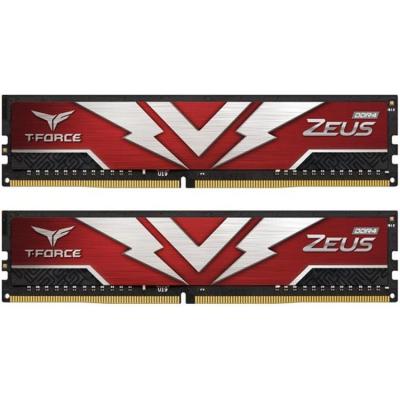 

Модуль пам'яті для комп'ютера DDR4 16GB (2x8GB) 3200 MHz T-Force Zeus Red Team (TTZD416G3200HC20DC01)