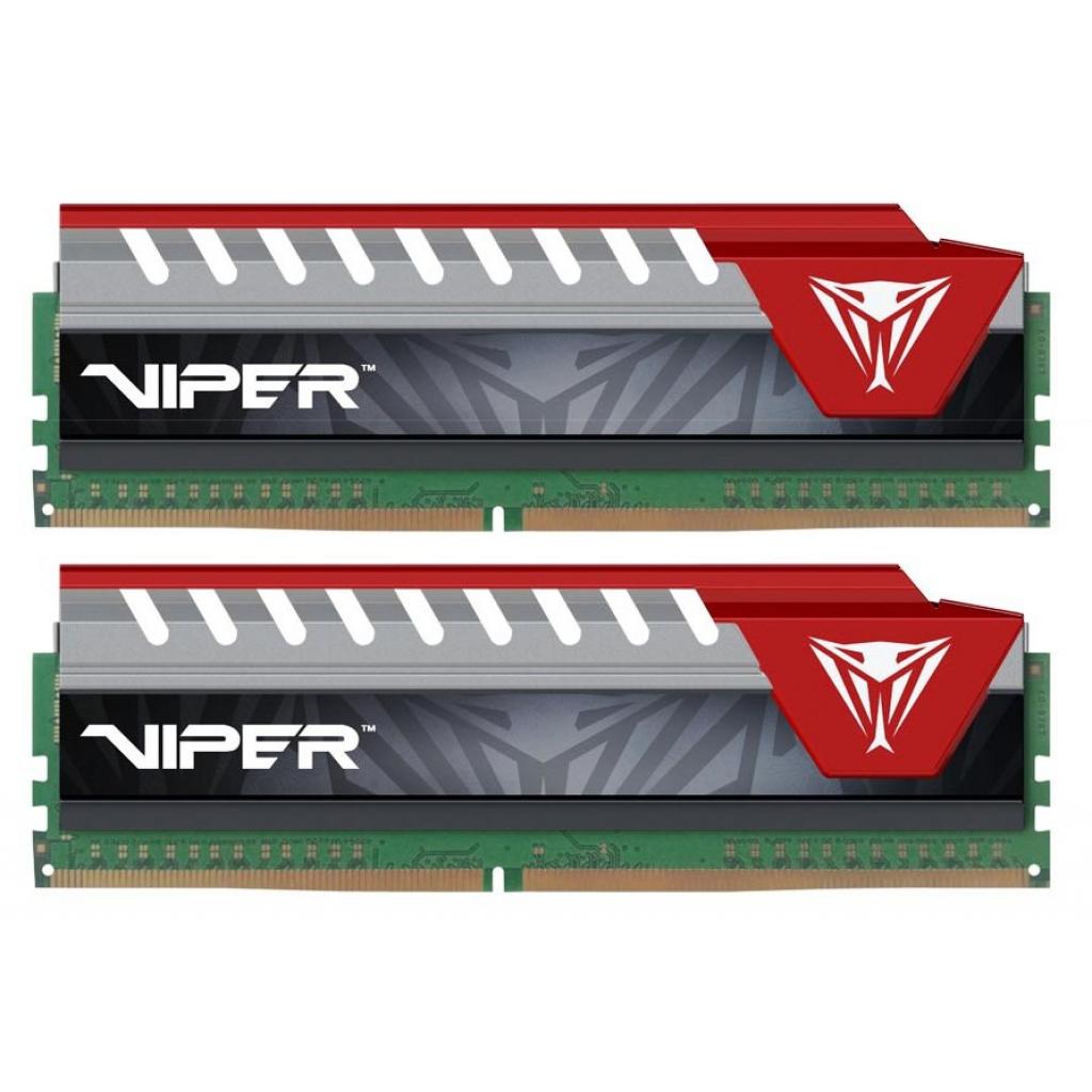 

Модуль пам&яті для комп&ютера DDR4 16GB (2x8GB) 2400 MHz Viper Elite Red Patriot (PVE416G240C5KRD)