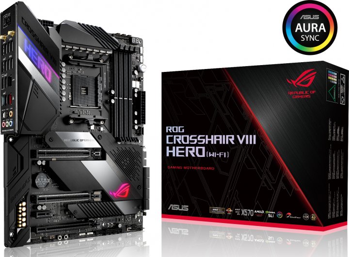 

Материнська плата ASUS ROG CROSSHAIR VIII HERO WI-FI