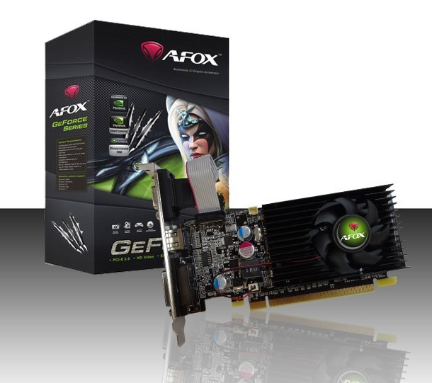 

Видеокарта AFOX 210 Low Profile (AF210-1024D2LG2)