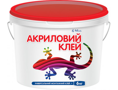

Клей супер-липучка, Полимин Клей Акриловый, 6 кг