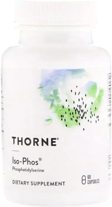 

Изо-фос, Фосфатидилсерин, Iso-Phos, Thorne Research 60 капсул (693749715023)