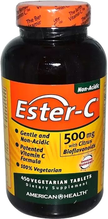 

Эстер-С American Health с Бифлавоноидами, Ester-C, American Health, 500 мг, 450 таблеток (076630169561)