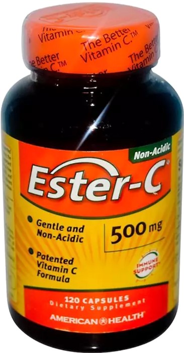 

Эстер-С American Health, Витамин С, Ester-C, American Health, 500 мг, 120 капсул (076630169868)