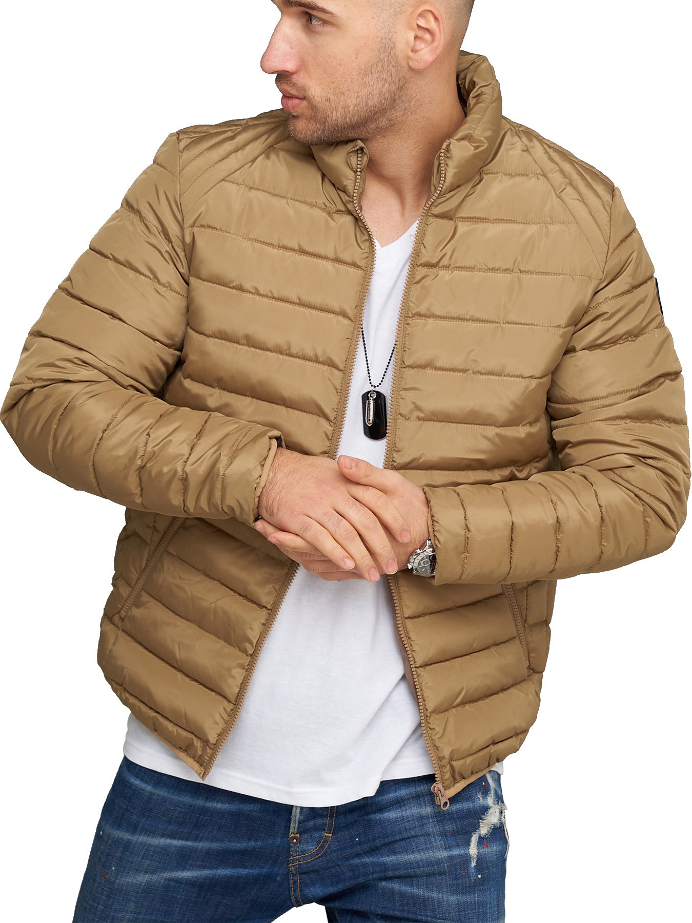 

Куртка Jack & Jones Elmwood  бежевый, Куртка Jack & Jones Elmwood 3XL бежевый