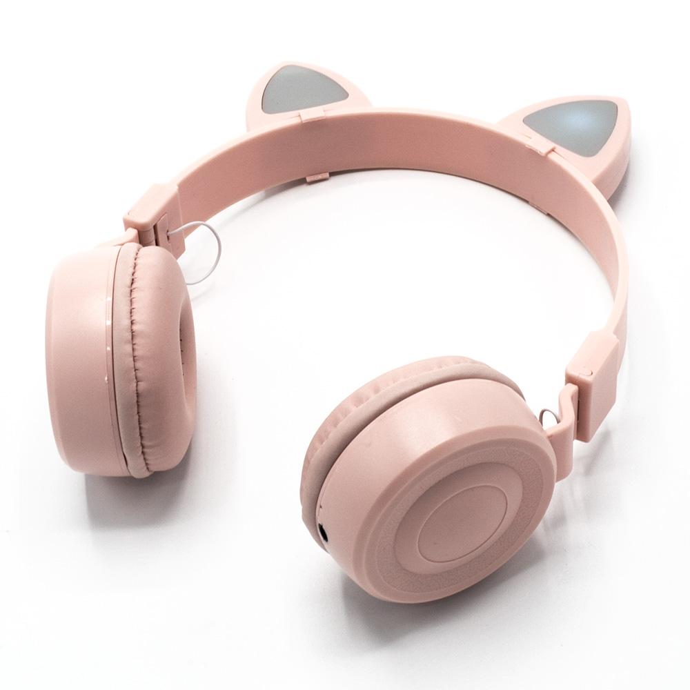 

Bluetooth наушники детские CAT EAR BK-38M с кошачьими ушками Pink