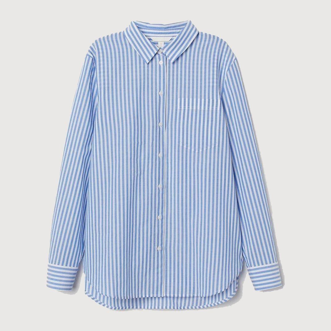 

Рубашка H&M 0675068 32 Синяя