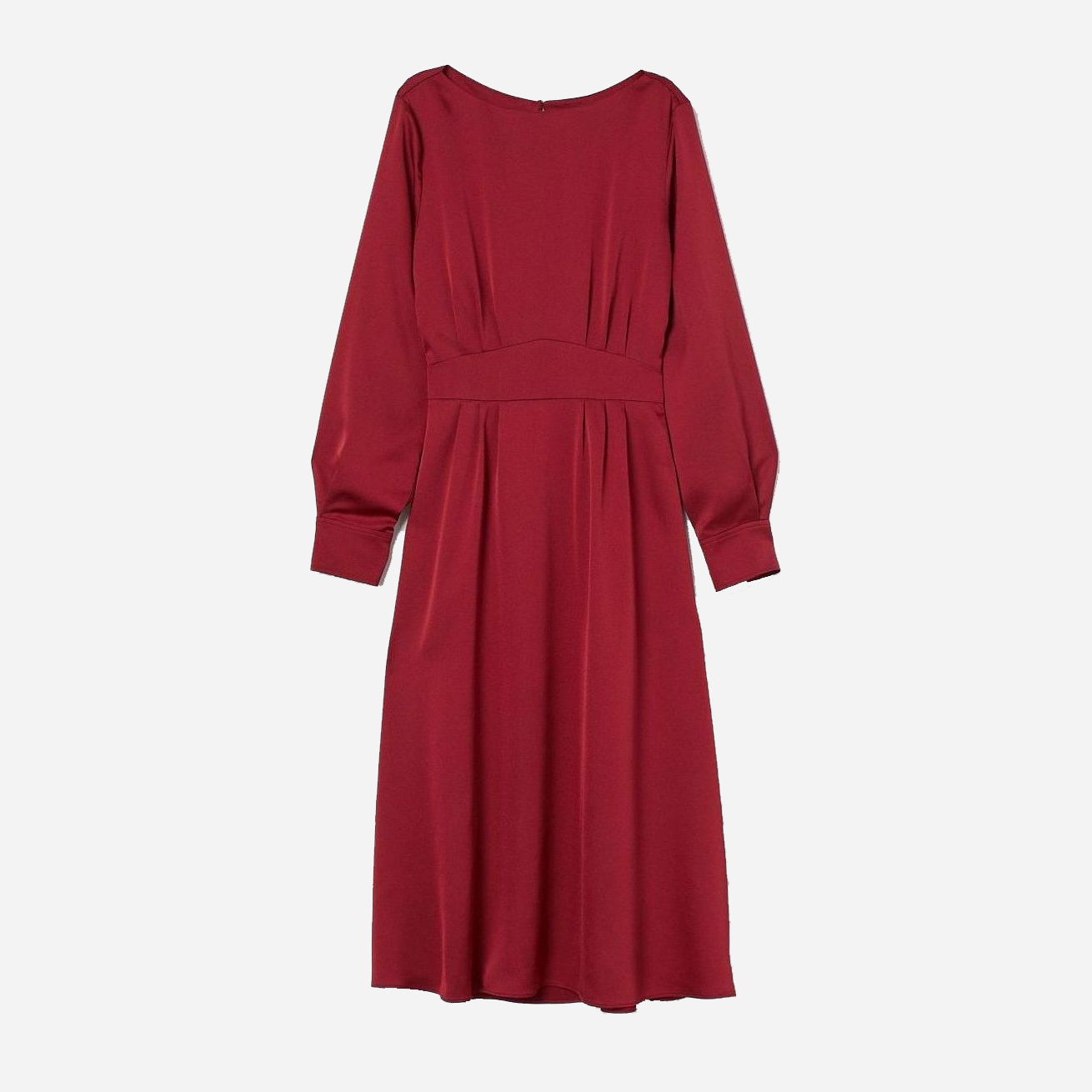 

Платье H&M 0904752 42 Бордовое