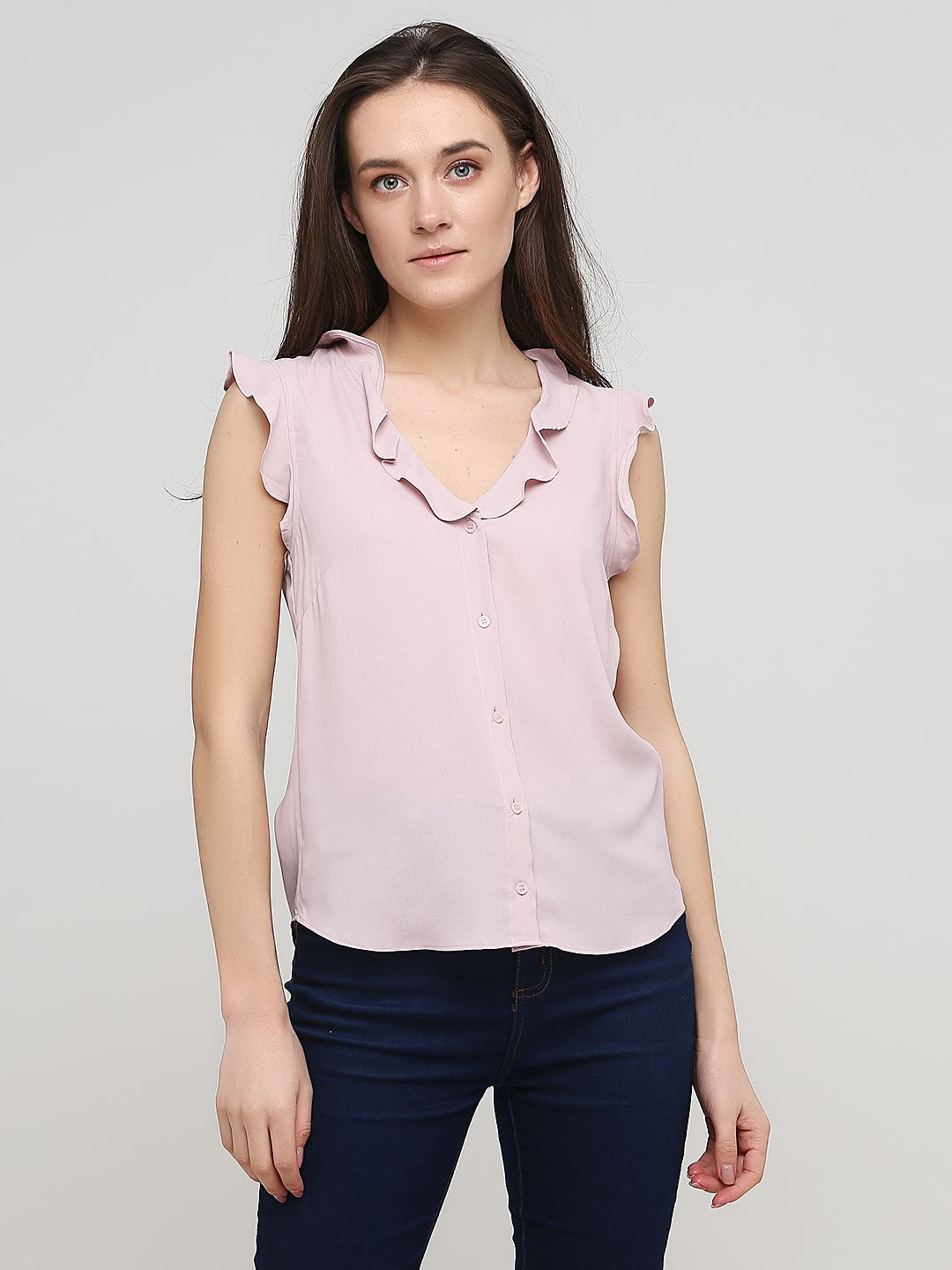 

Блузка H&M 0861765 34 Розовая