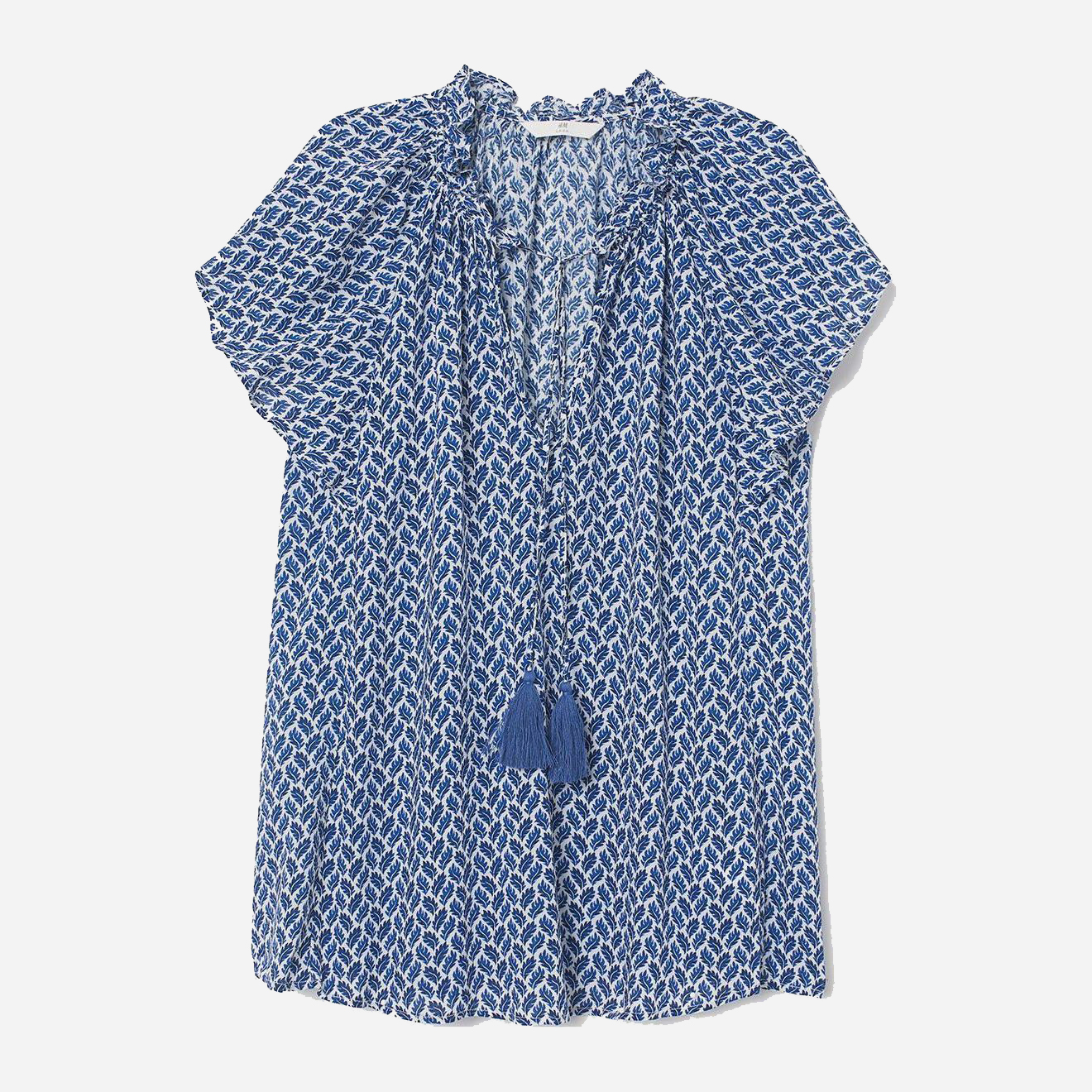 

Блузка H&M 0758191  Синяя, Блузка H&M 0758191 34 Синяя