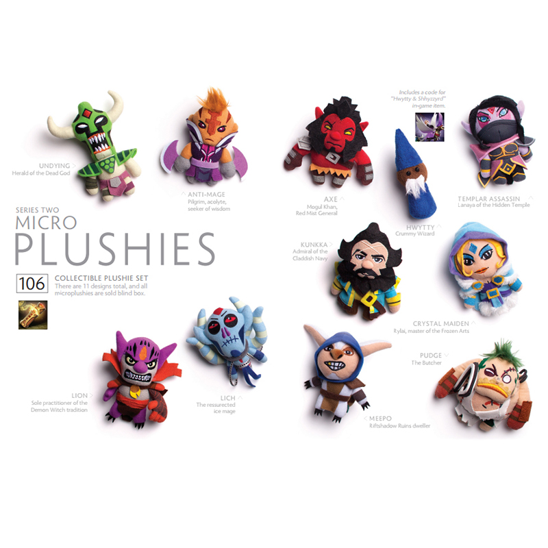 

Игрушка микроплюш DOTA 2 Microplush Series 2 12 см (17621)