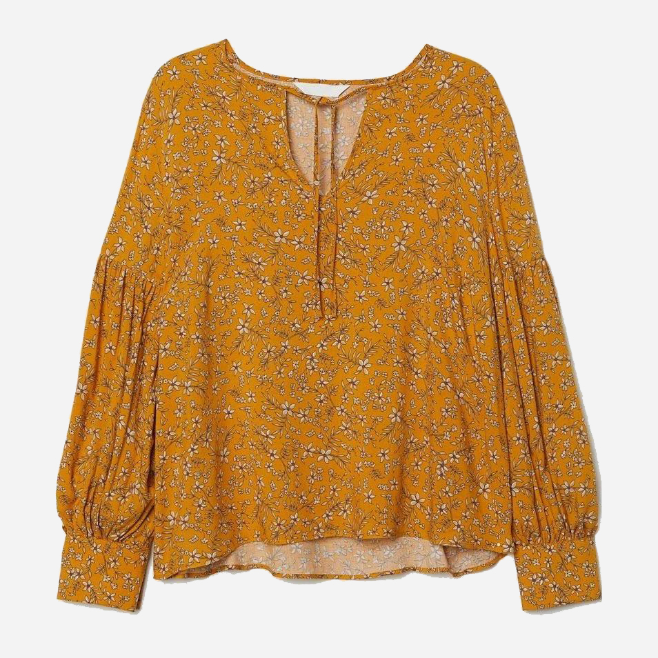 

Блузка H&M 0714872 56 Горчичная