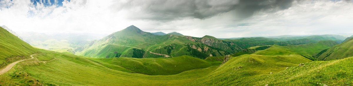 

BeHappy Фотообои Горная панорама NAT-082 Живопись