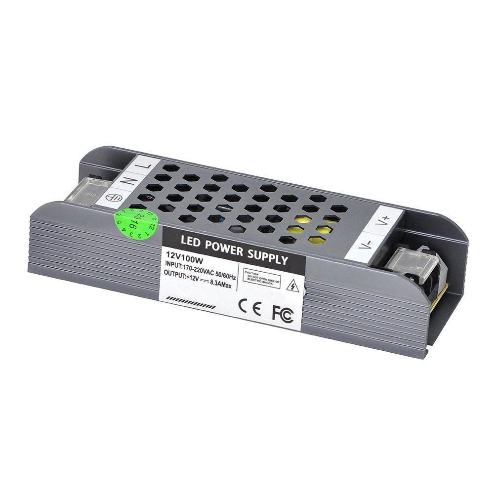 

Блок питания импульсный PROLUM Slim 100W 12V (IP20, 8,3A) Series "SP" 222023