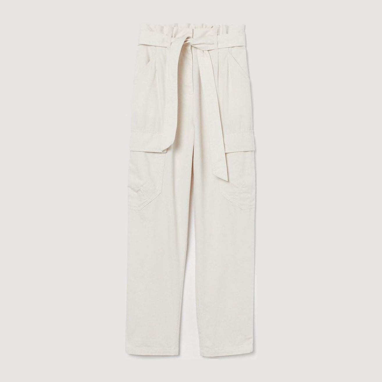 

Брюки H&M 0862340 34P Бежевые