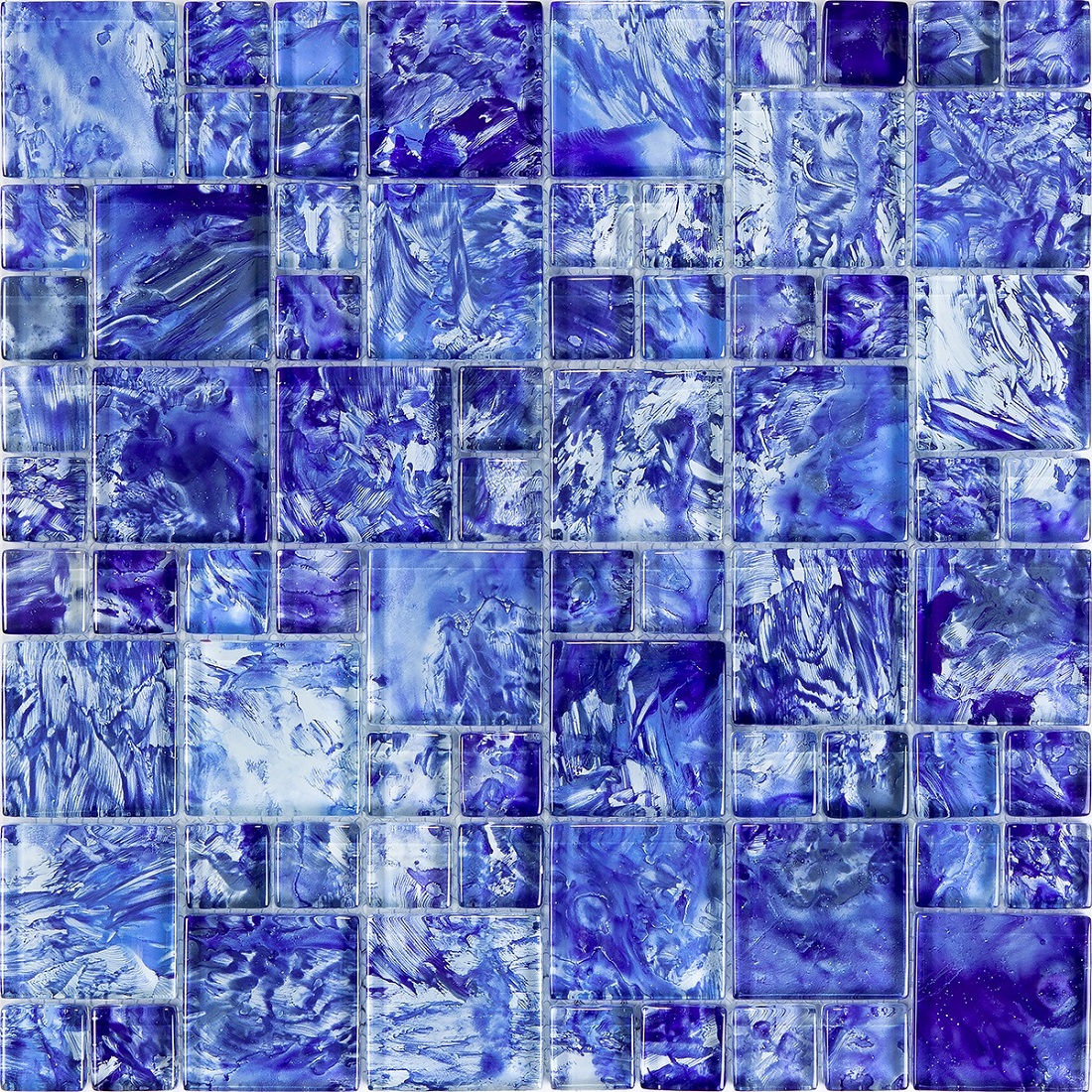 

Мозаика MOZAICO DE LUX CL-MOS BSBW1122 BLUE FANTASY