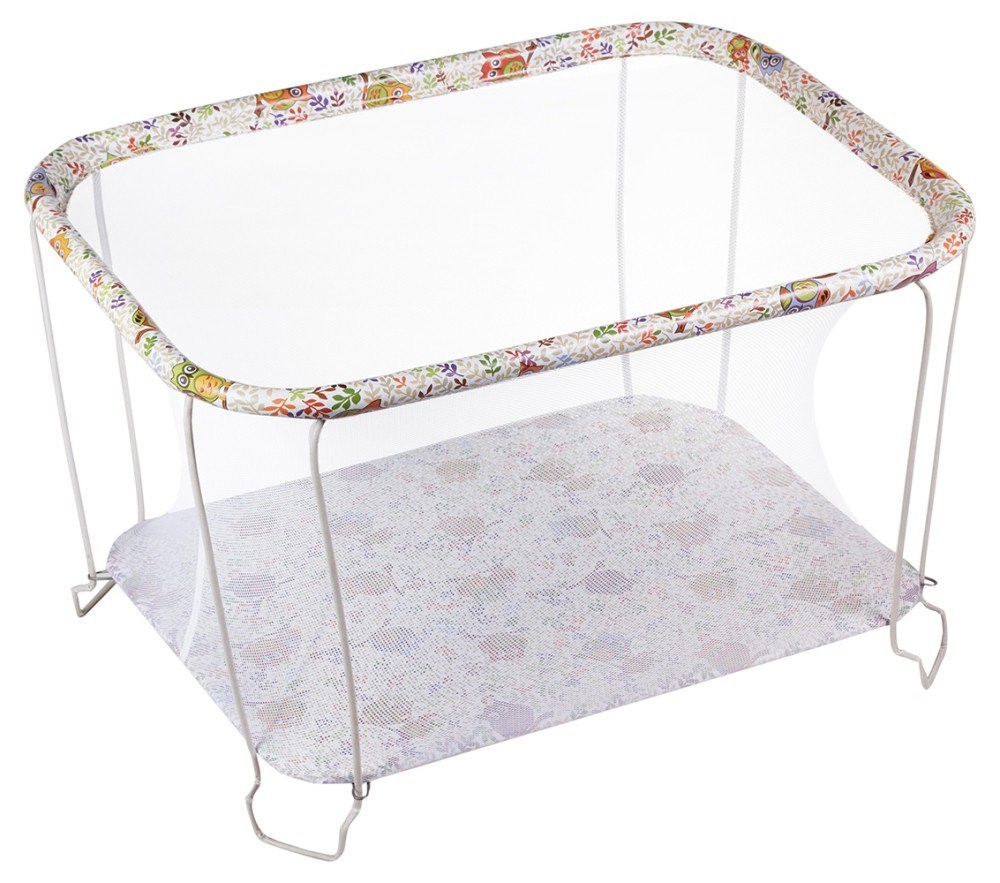 

Манеж детский игровой KinderBox классический Сова с мелкой сеткой kmk 337