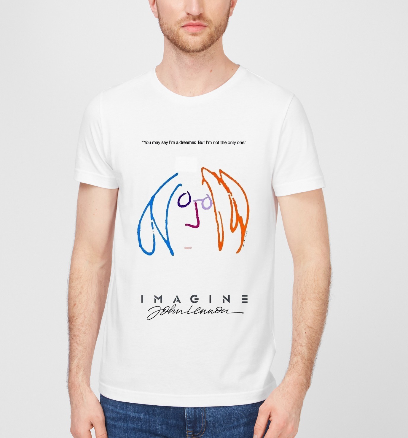 

Футболка A SHO John Lennon  белый, Футболка A SHO John Lennon M белый