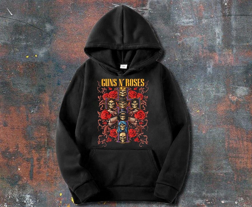 

Худи A SHO Guns n Roses  черный, Худи A SHO Guns n Roses L черный