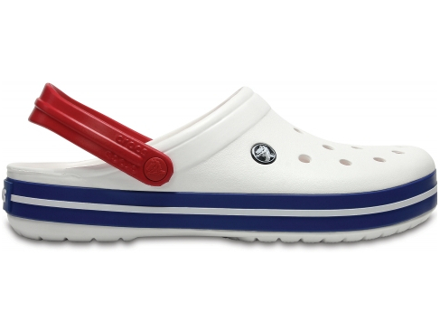 

Жіночі сабо Crocband White/Blue M4-W6 (36) белые с синим
