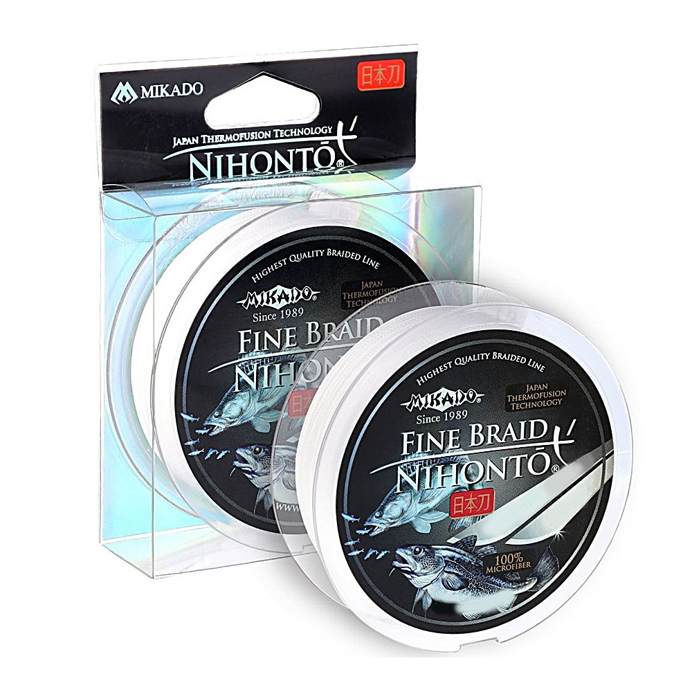 

Шнур Mikado Nihonto Fine Braid 150m 0.20mm 16.6kg white (Z19W-020)