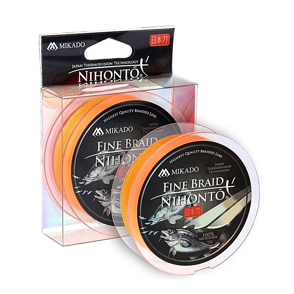 

Шнур Mikado Nihonto Fine Braid 150m 0.45mm 37.4kg orange (Z19O-045)