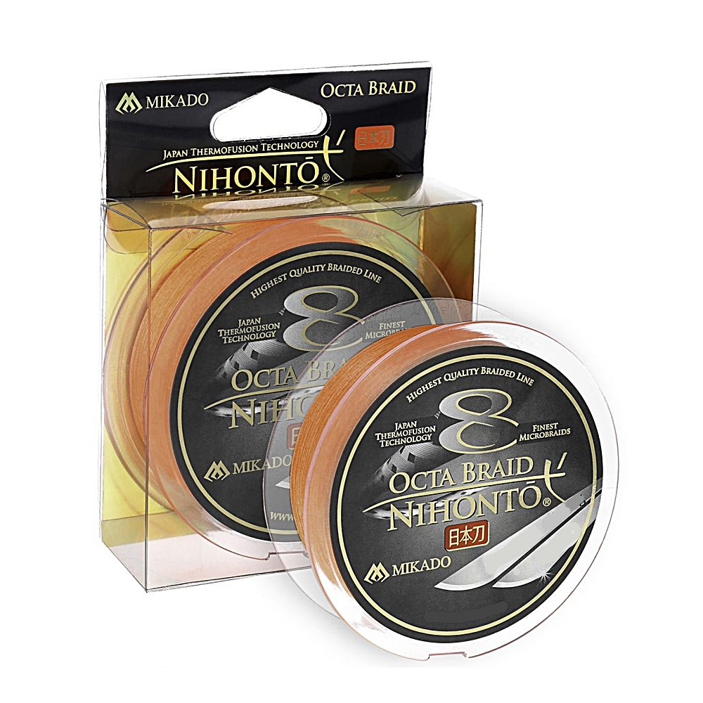 

Шнур Mikado Nihonto 8 Octa Braid 150m 0.10mm 7.75kg orange (Z24O-010)