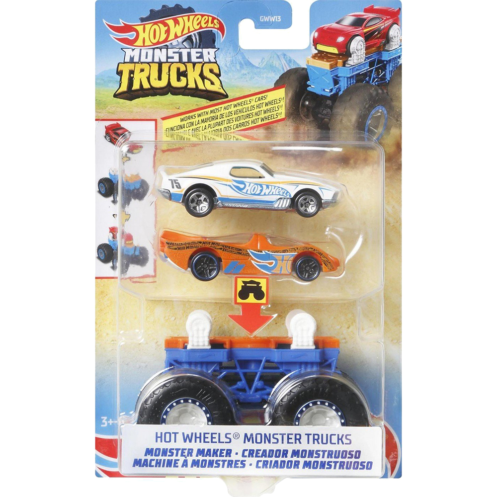 

Набор из 2 машинок Hot Wheels Создатель монстров серии Monster Trucks GWW13-3