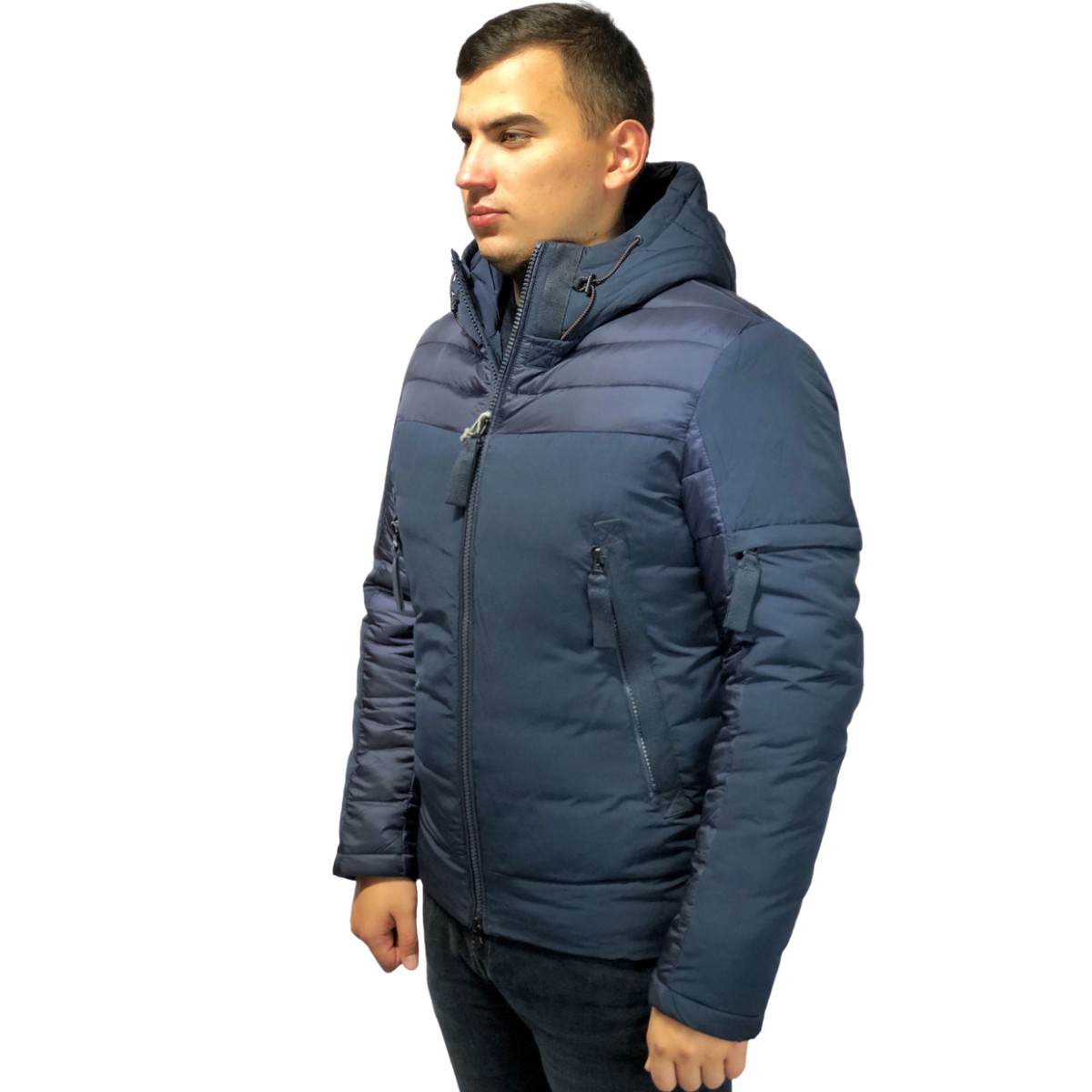 

Мужcкая зимняя куртка ​Vivacana XL 67AW750M короткая синяя
