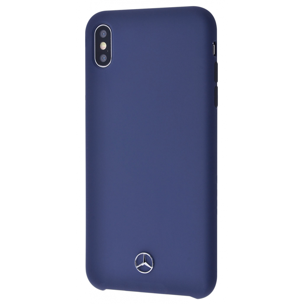 

Чехол PRC Silicone Mercedes Case (TPU) iPhone Xs Max dark blue Синий