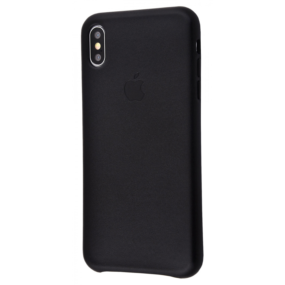 

Чехол-накладка PRC Leather case iPhone Xs Max black Черный