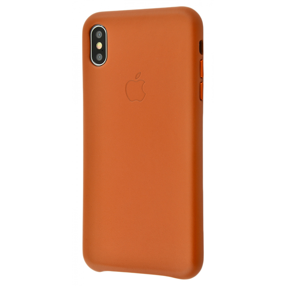 

Чехол PRC Leather case iPhone X/Xs saddle brown Коричневый