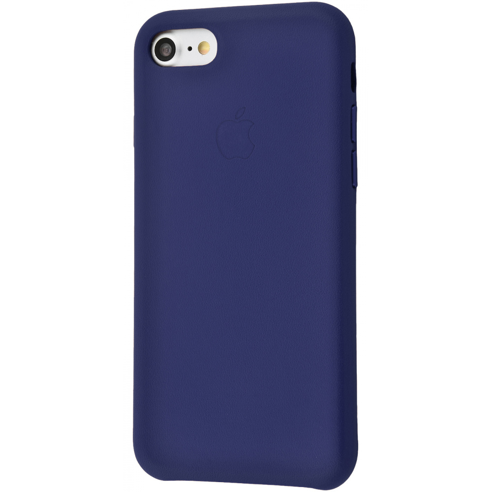 

Чехол с мягкой подкладкой PRC Leather case iPhone 7/8/SE 2 midnight blue Синий