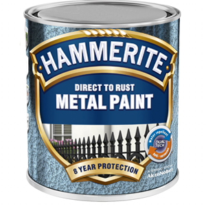 

Краска для металла 3 в 1 Hammerite молотковая коричневая 5л