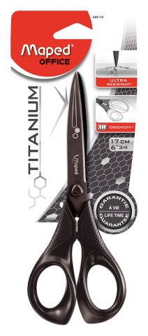 

Ножницы офисные Maped TITANIUM 170мм тёмно-коричневый (MP.684110)