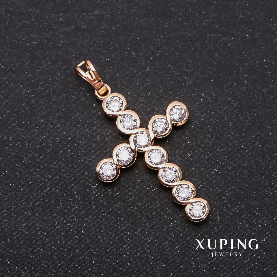 

Кулон Xuping Крест 25х38х44мм позолота 18к, ida25856