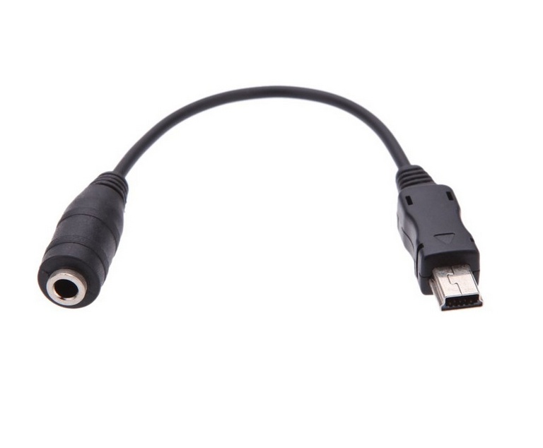 

Переходник для микрофона Mini USB - Jack 3,5 мм для камер GoPro Hero 1, 2, 3, 3+, 4 - Black Jack 3001