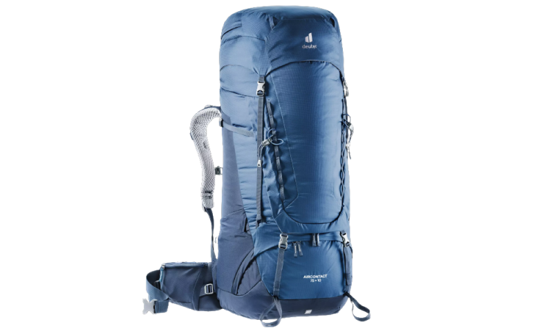 

Рюкзак Deuter Aircontact 75 + 10 цвет 3365 midnight-navy