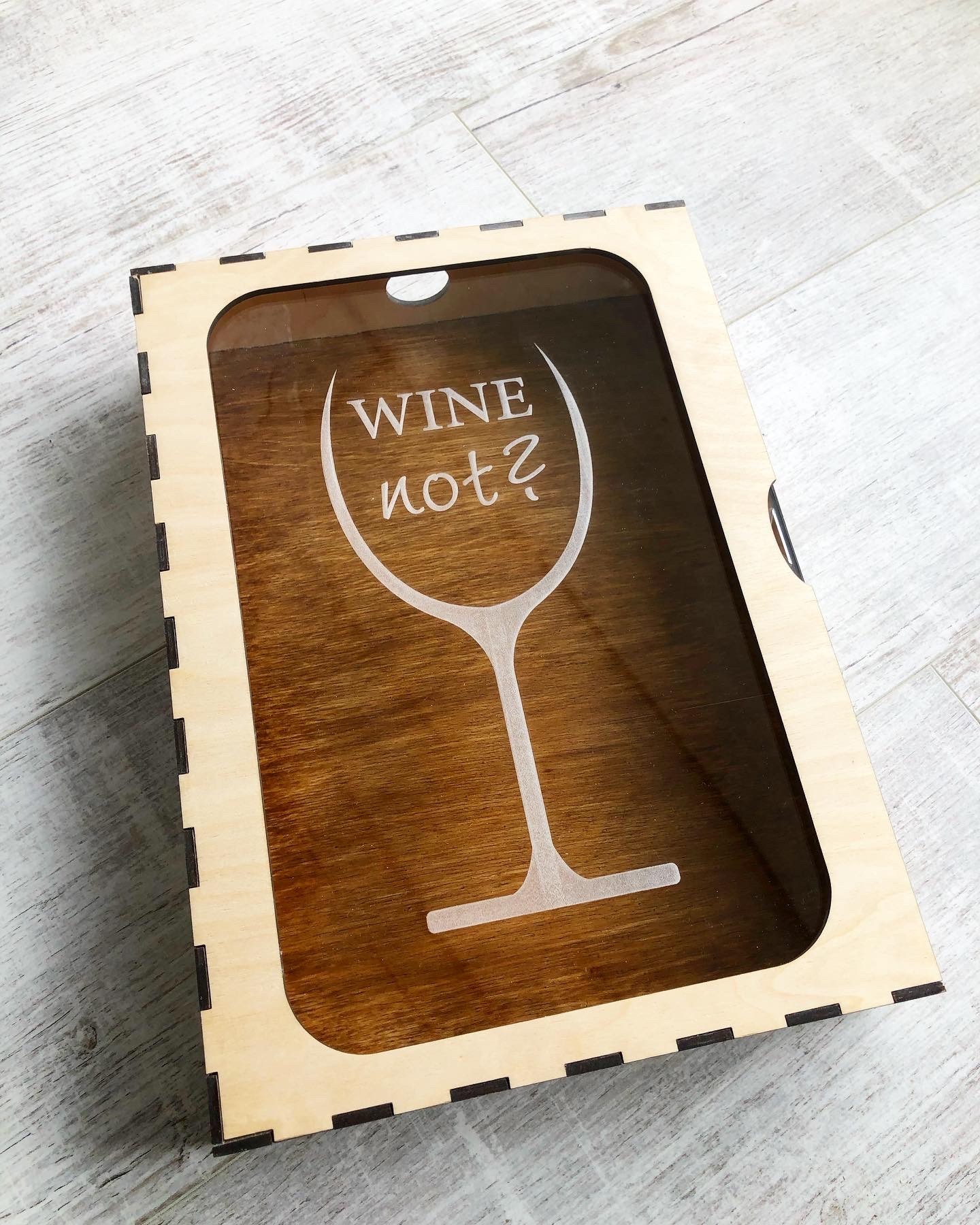 

Копилка для винных пробок "Wine Not"