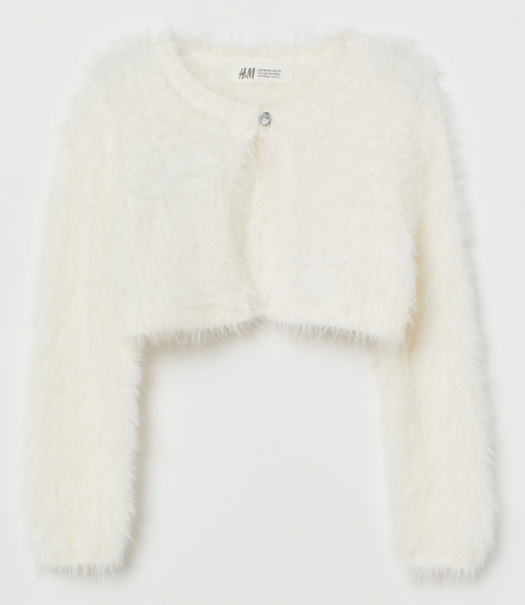 

Болеро для девочки H&M 0739903001 98 см, 104 см Белый 66418
