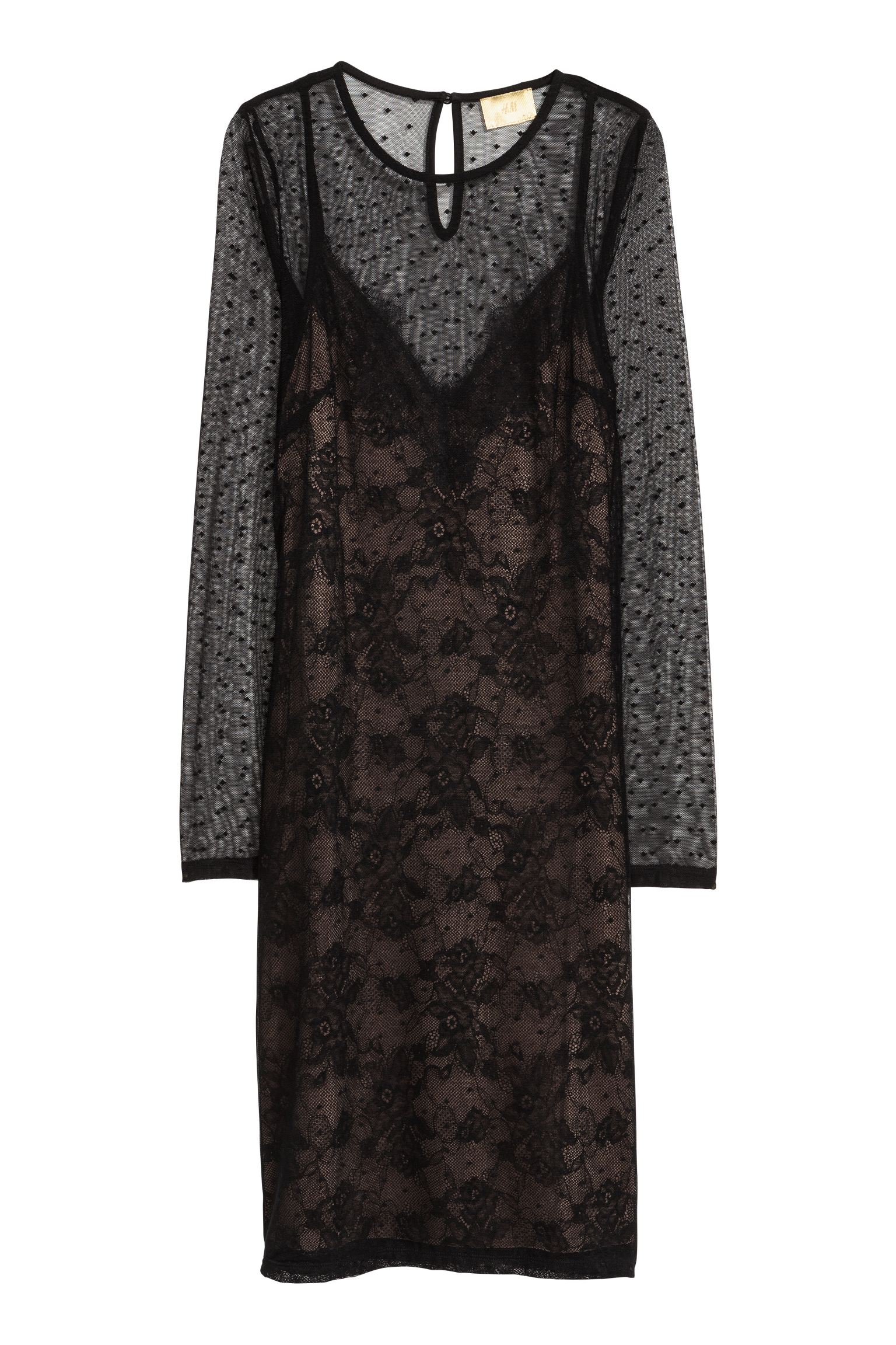

Платье H&M  черный 911566544, Платье H&M 40 черный 911566544