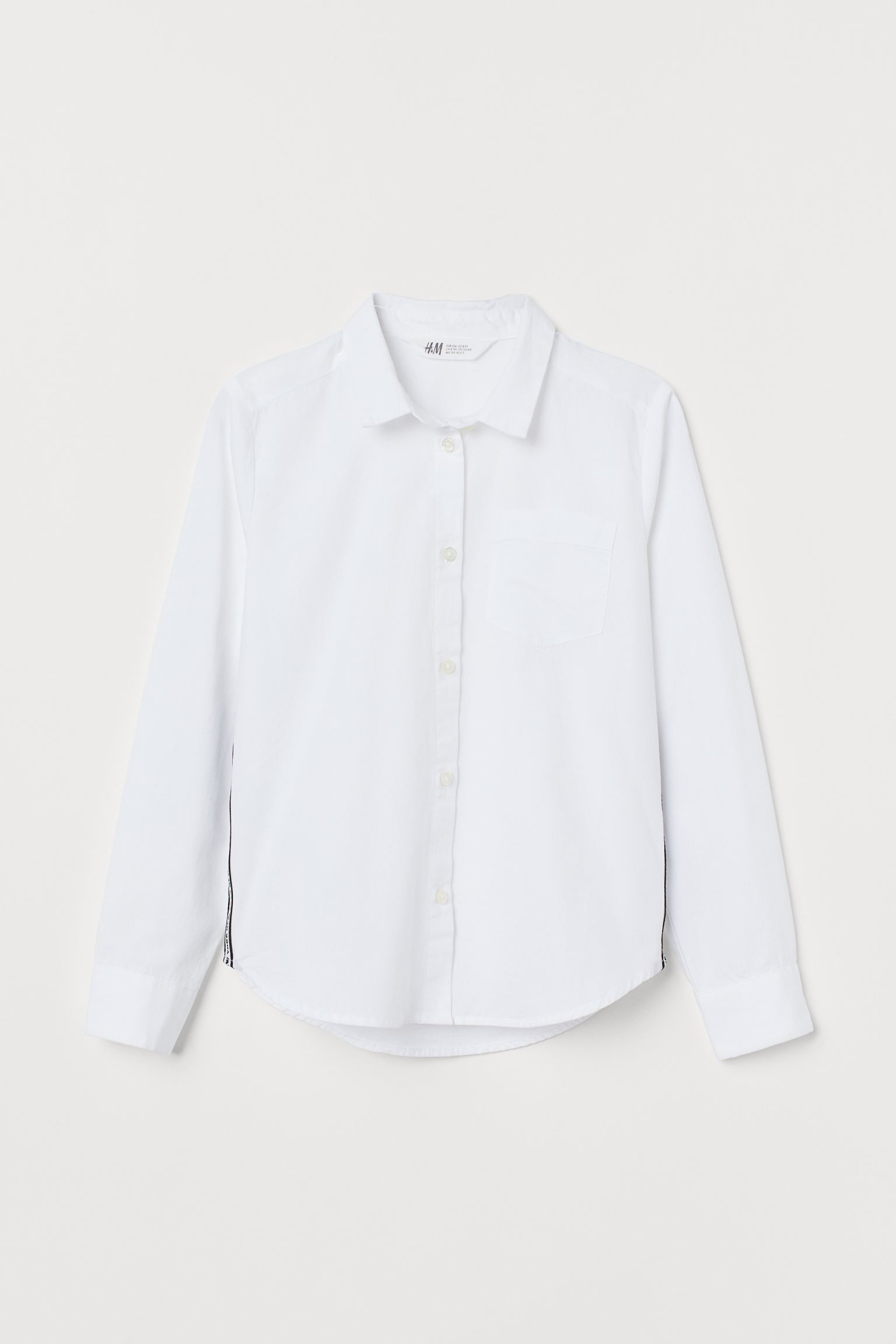 

Рубашка H&M 152см белый 711766258