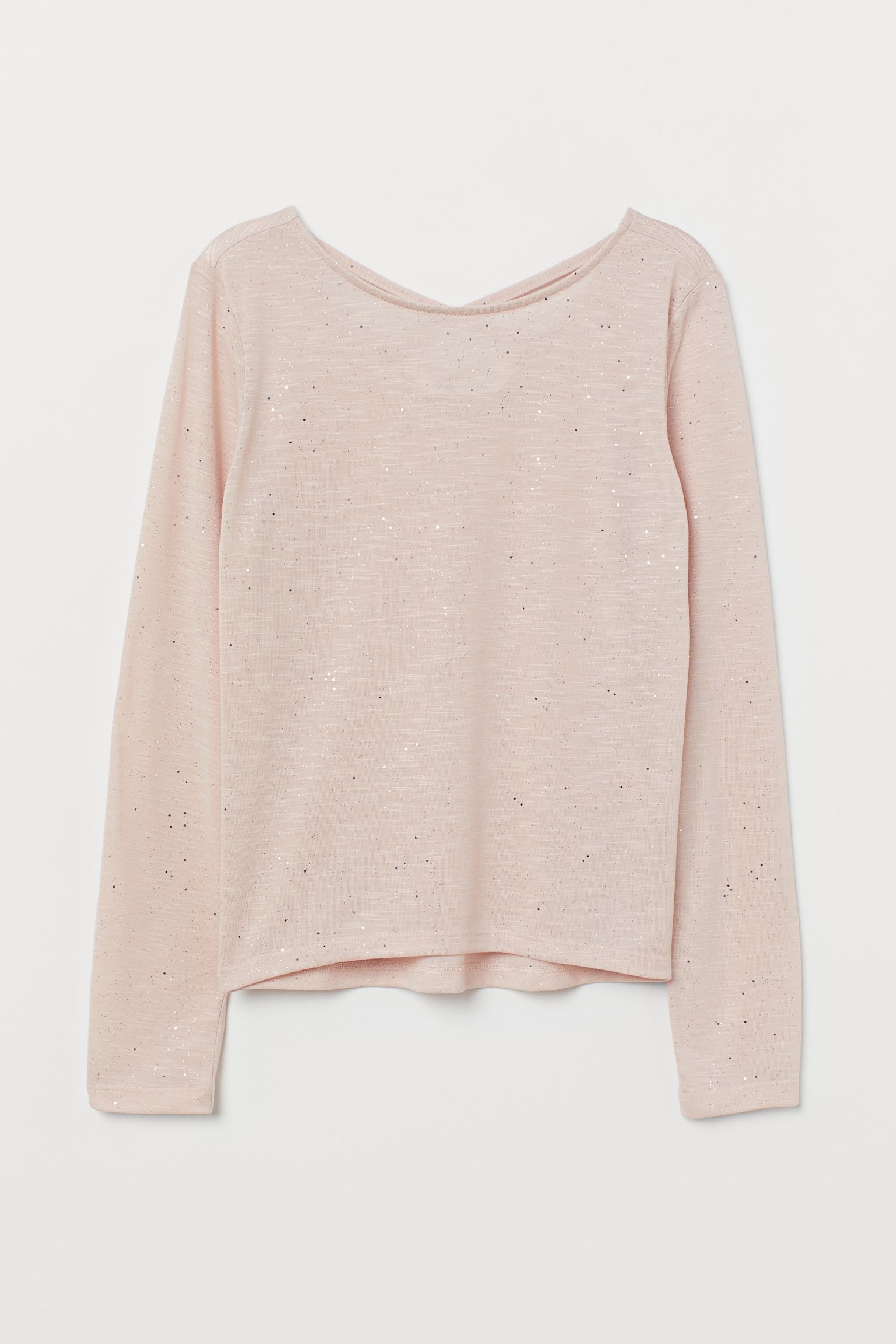 

Лонгслив H&M 134 140см бледно розовый 711770100
